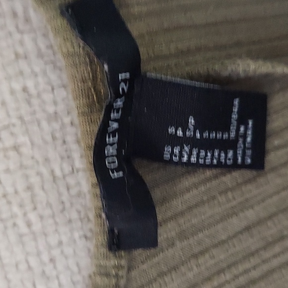 Super Soft Forever 21 Ribbed Cotton Bodysuit - Picture 2 of 5